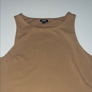 Express Women's Tan Sleeveless Top
